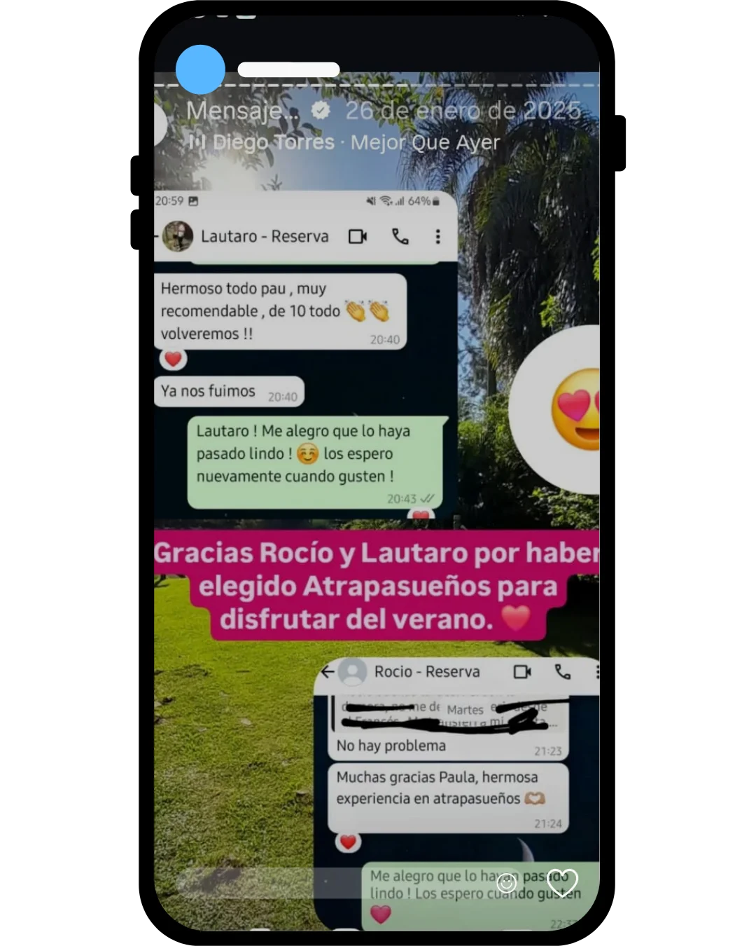 Reseña de Rocío y Lautaro